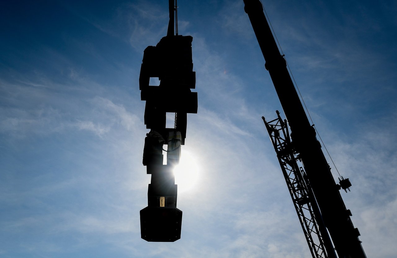 Antony Gormley sculpture unveiled