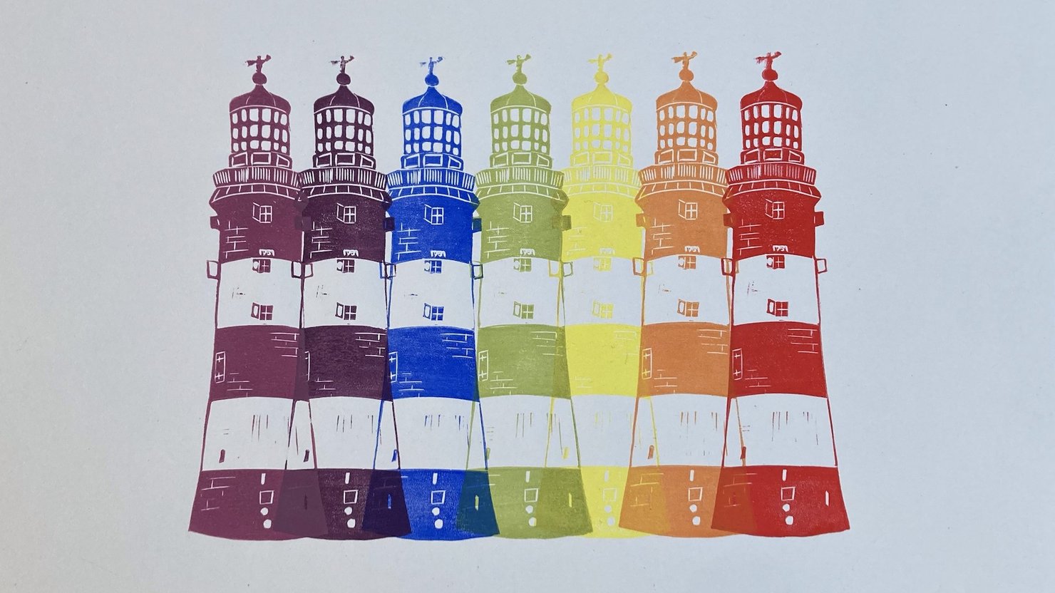'Smeaton's Tower Rainbow' by Andrea Brown from the Selfie Wall project