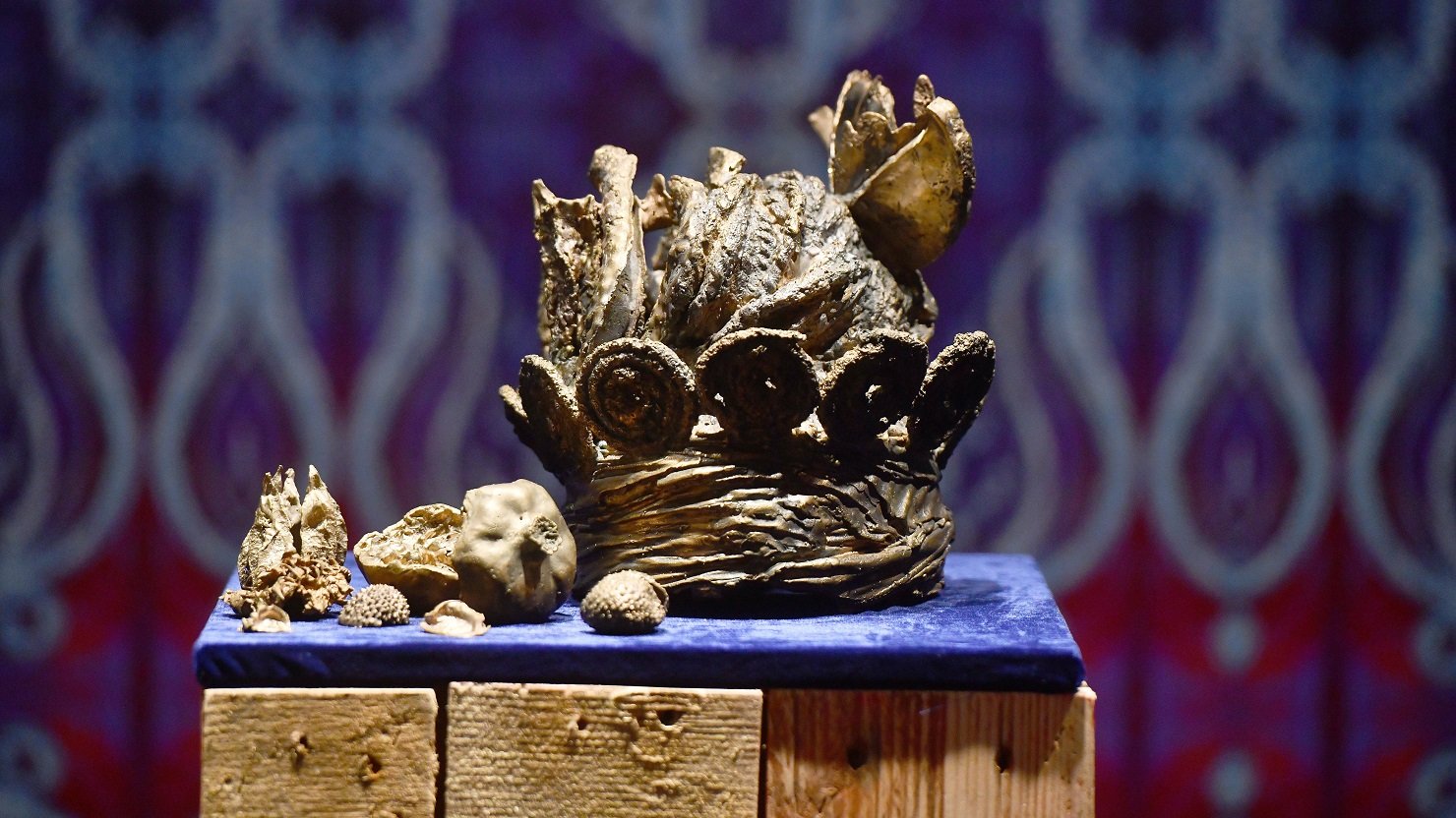 A work by artist Kedisha Coakley on display at The Box