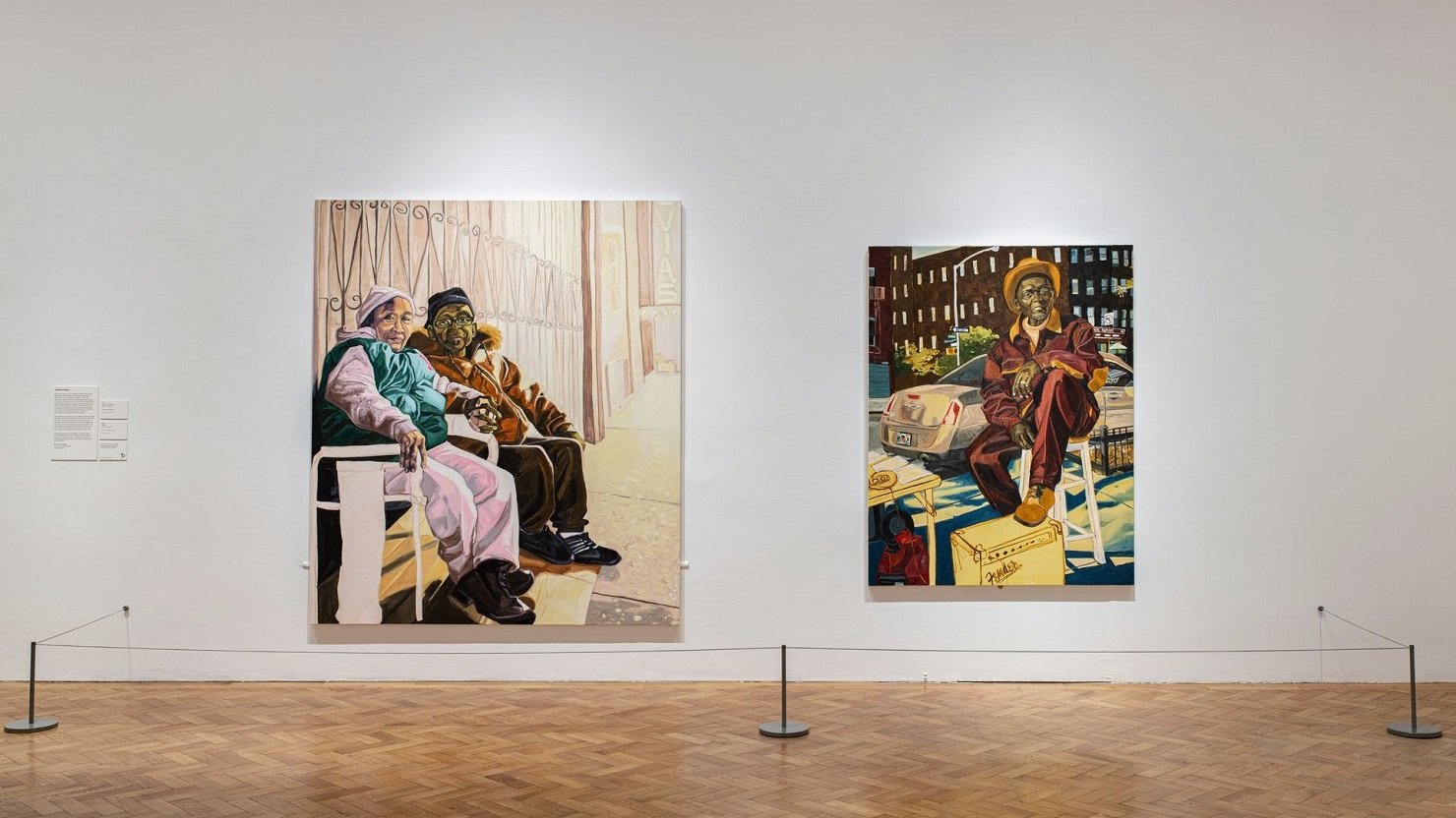 Jordan Casteel works in The Time is Always Now at The Box Plymouth, 2024