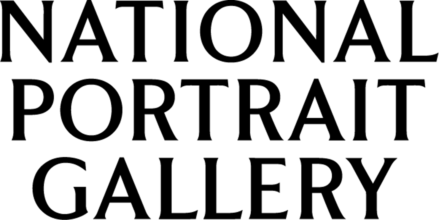 National Portrait Gallery in black on three lines