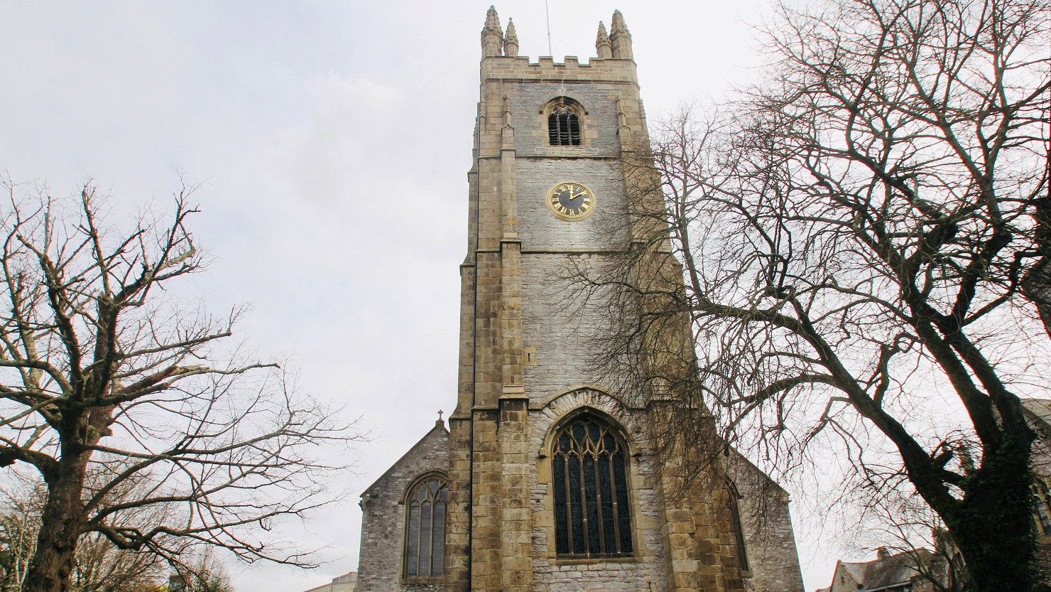 St Andrews Church in Plymouth's historic city centre