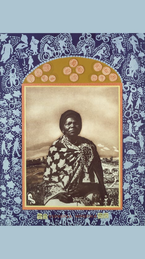 Virginia Mngoma, 1984 by Sue Williamson. Courtesy of the artist