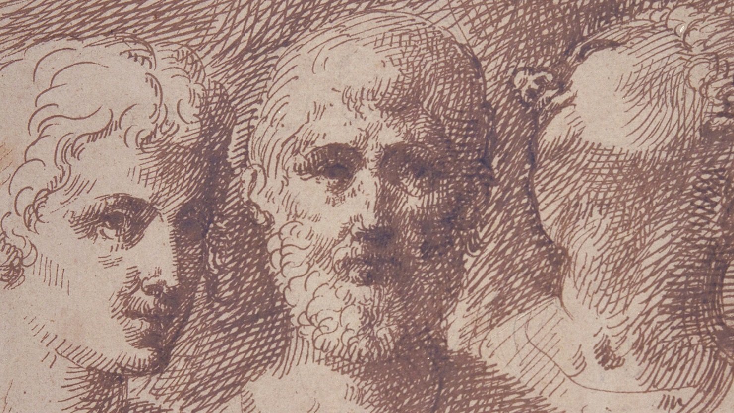 Study of Three Heads (detail) by Inigo Jones © The Box Plymouth