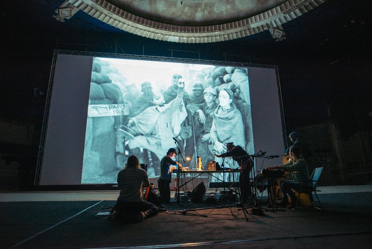 WestFordNeedles performing during the 2018 Atlantic Project. Image by Dom Moore.