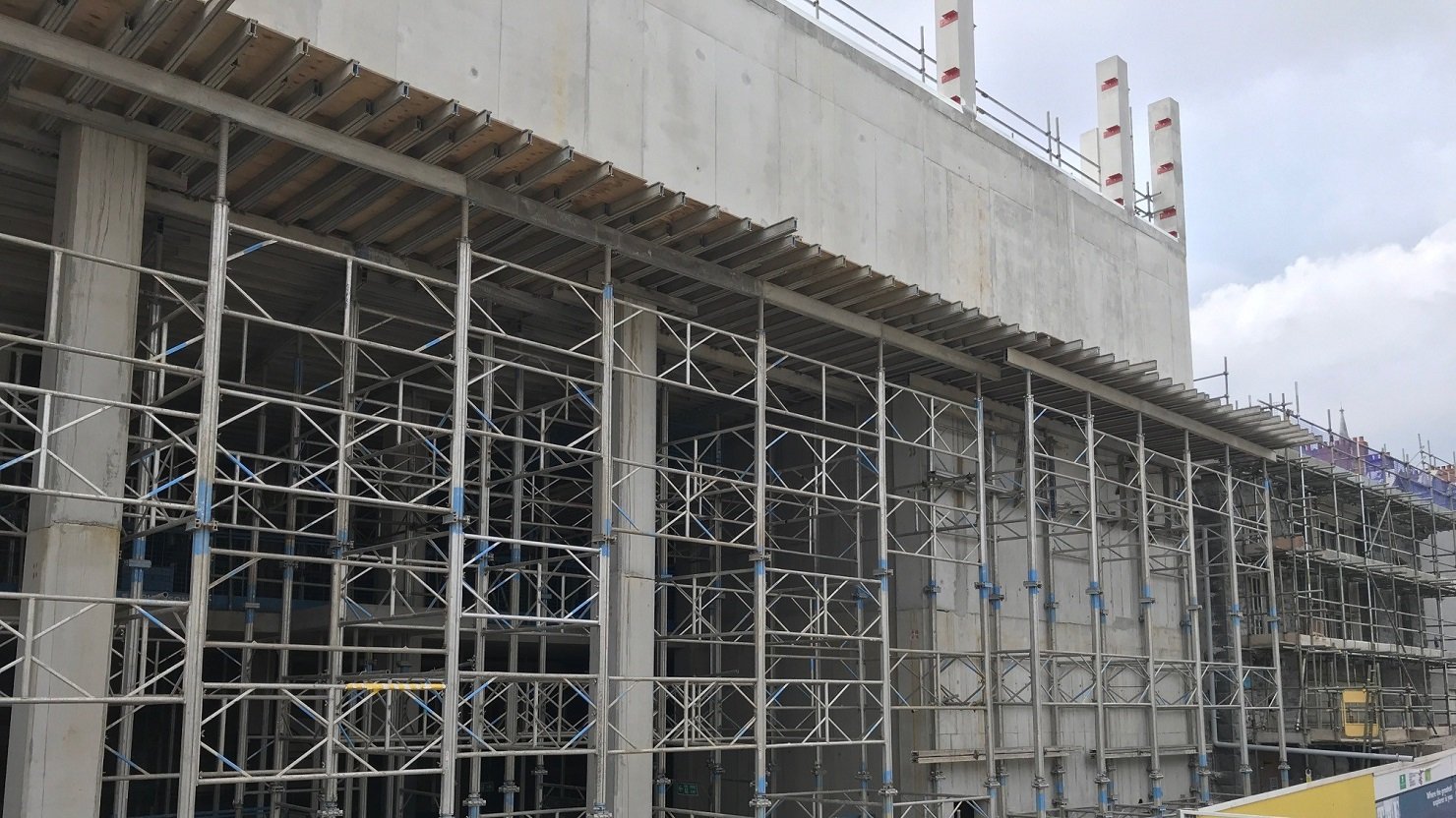 The Box being built in Plymouth