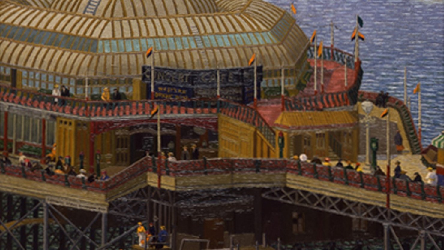 'Plymouth Pier from the Hoe' by Charles Ginner | The Box Plymouth