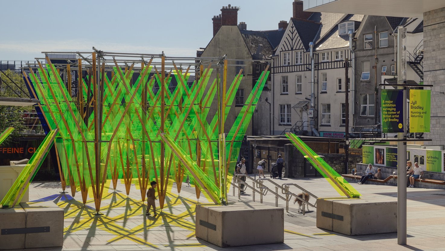 Jyll Bradley, The Hop, 2022-2025, photographed outside The Box in Plymouth in May 2025. Image by Dom Moore. Courtesy of The Box.