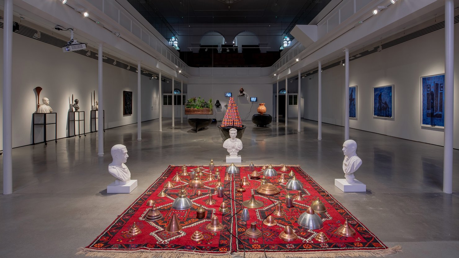 The 'Osman Yousefzada: When will we be good enough?' exhibition on display in St Luke's church at The Box Plymouth