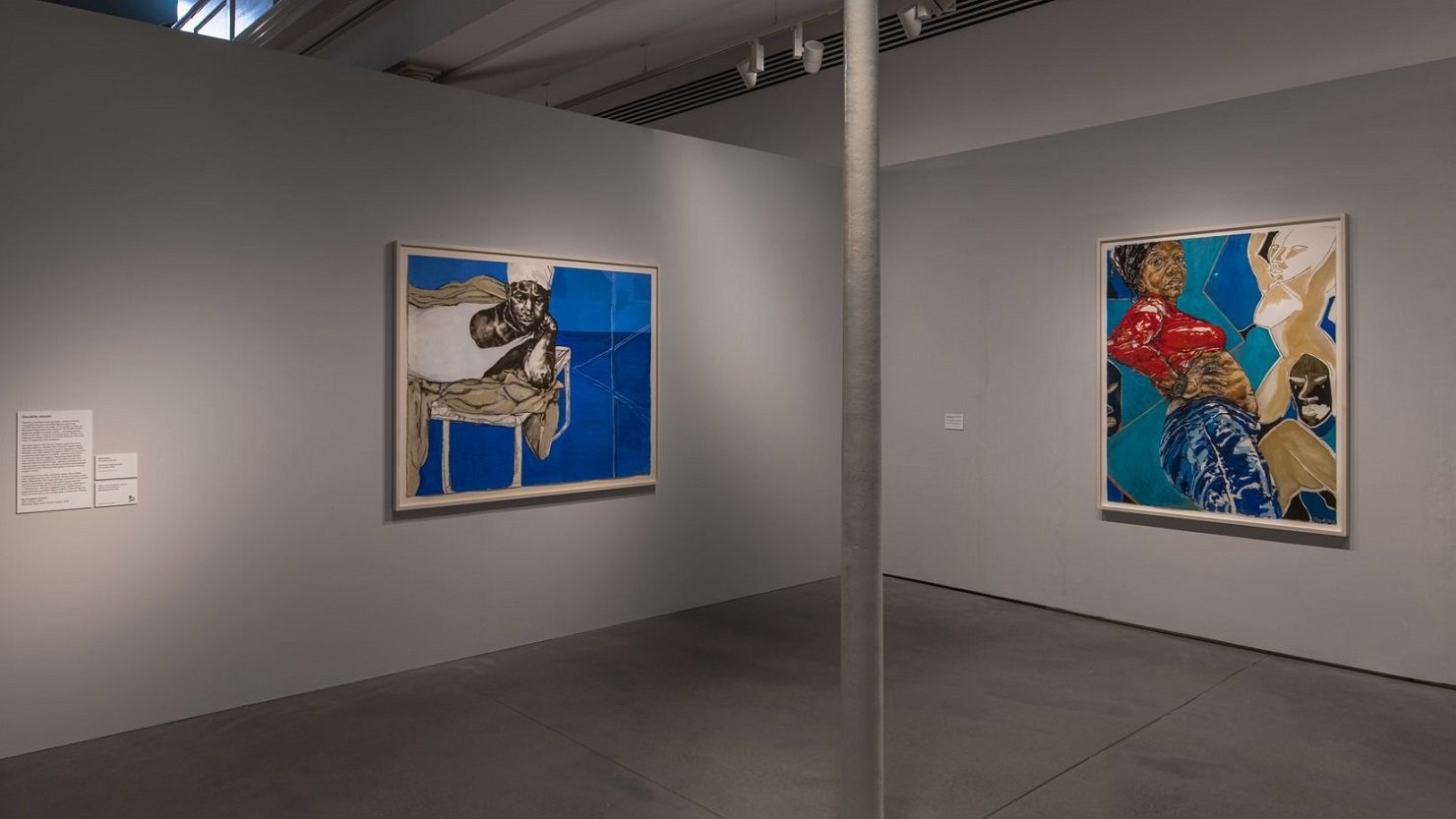 Works by Claudette Johnson in The Time is Always Now at The Box in Plymouth, 2024