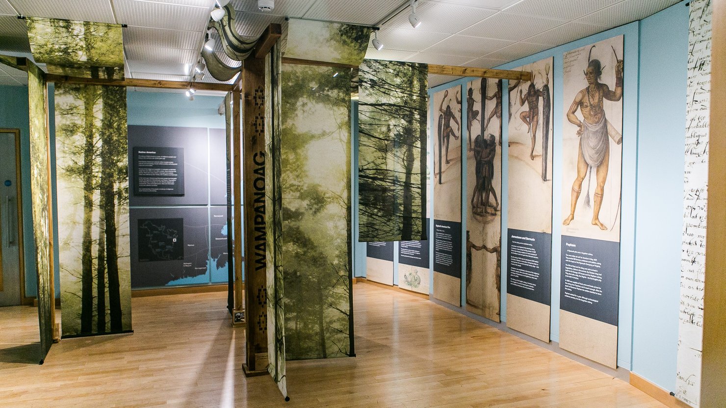 Forest room at Mayflower Museum