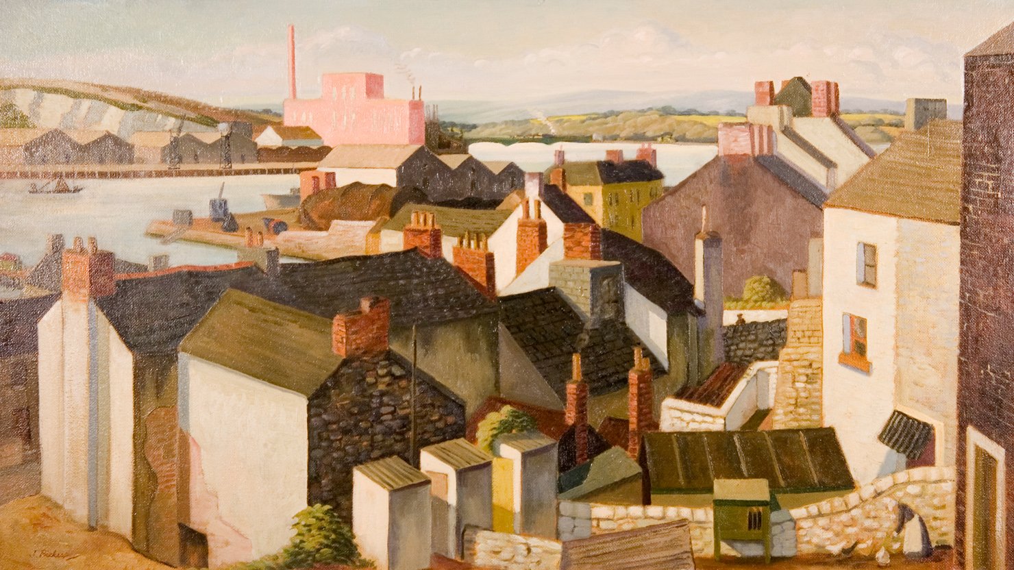 Jack Pickup, 'New Power Station from Turnchapel', mid 1990s. Courtesy The Box Plymouth.