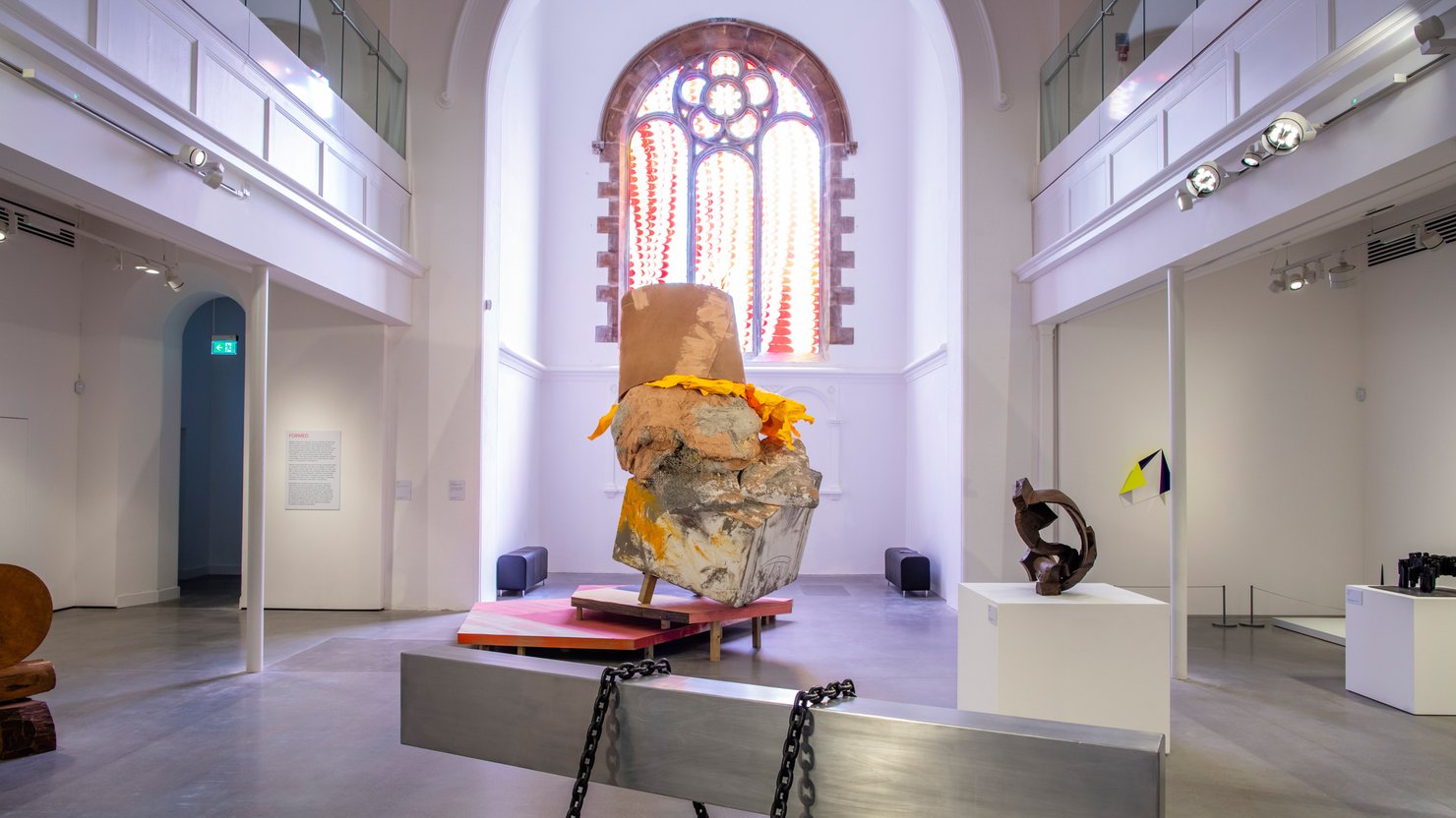 The 'Breaking the Mould' exhibition in St Luke's church at The Box in Plymouth