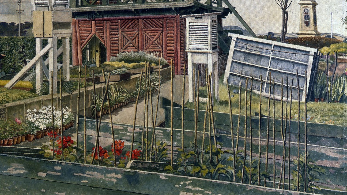 'Hoe Garden Nursery' by Stanley Spencer