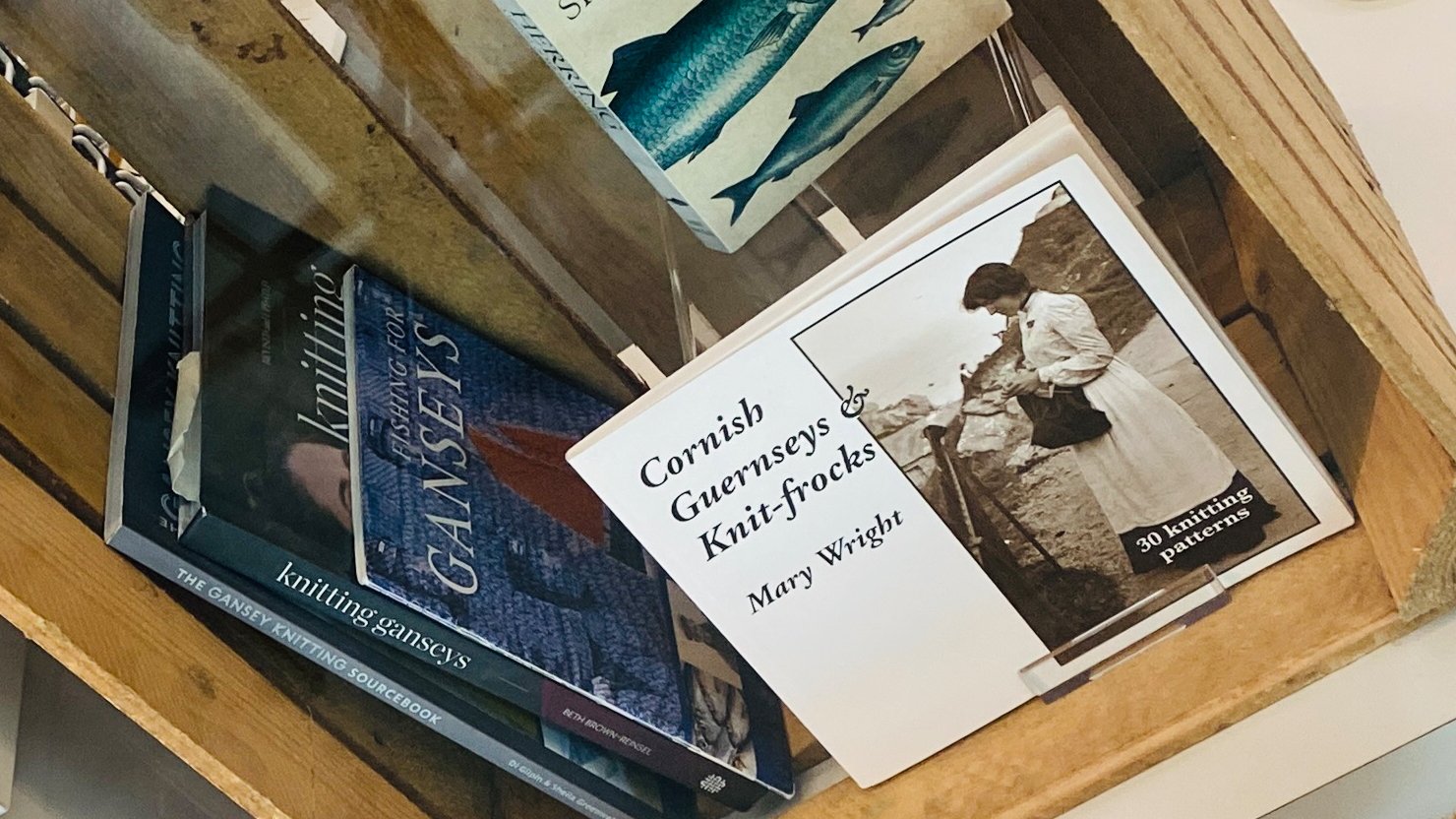 Gansey and knitting books