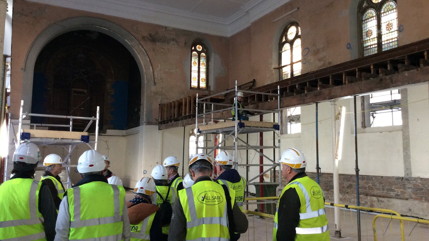 Mader Glas site visit to The Box Plymouth