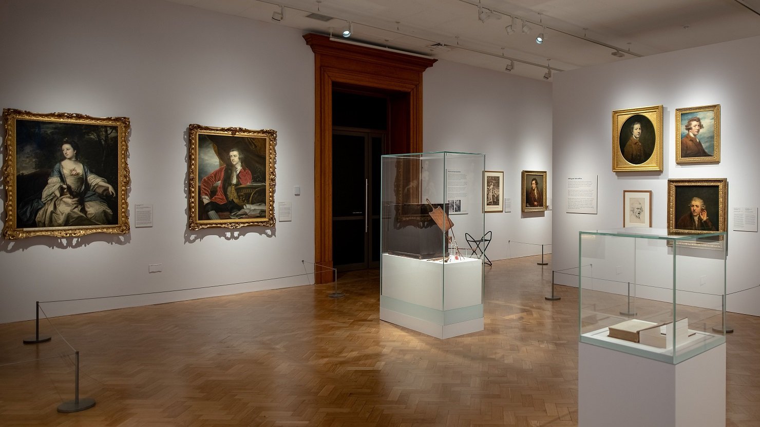 A gallery view of part of the 'Reframing Reynolds' exhibition at The Box