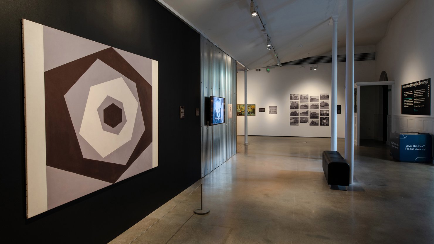 The 'Because the Night Belongs to Us' exhibition in St Luke's church at The Box in Plymouth
