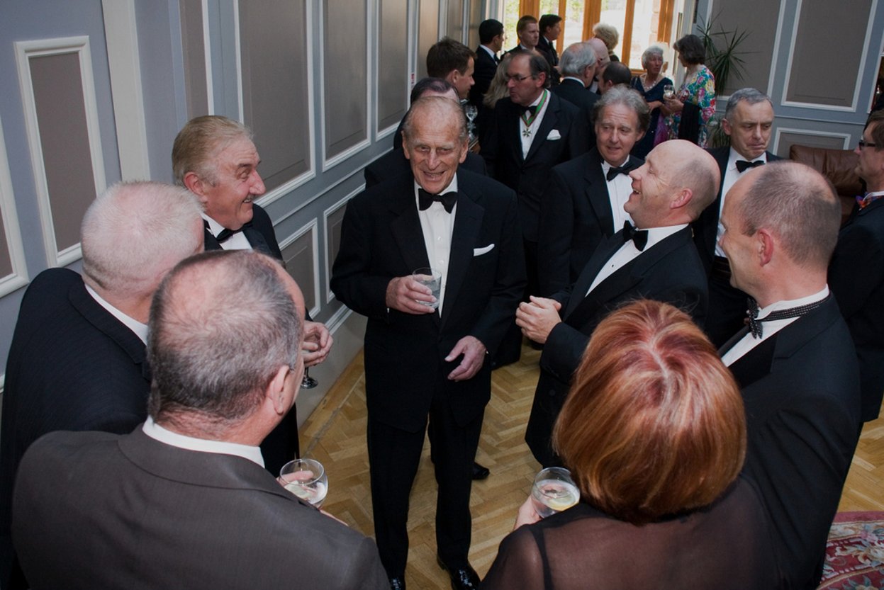 Prince Philip attends the 60th anniversary dinner for the Friends of Plymouth City Museum and Art Gallery in 2011