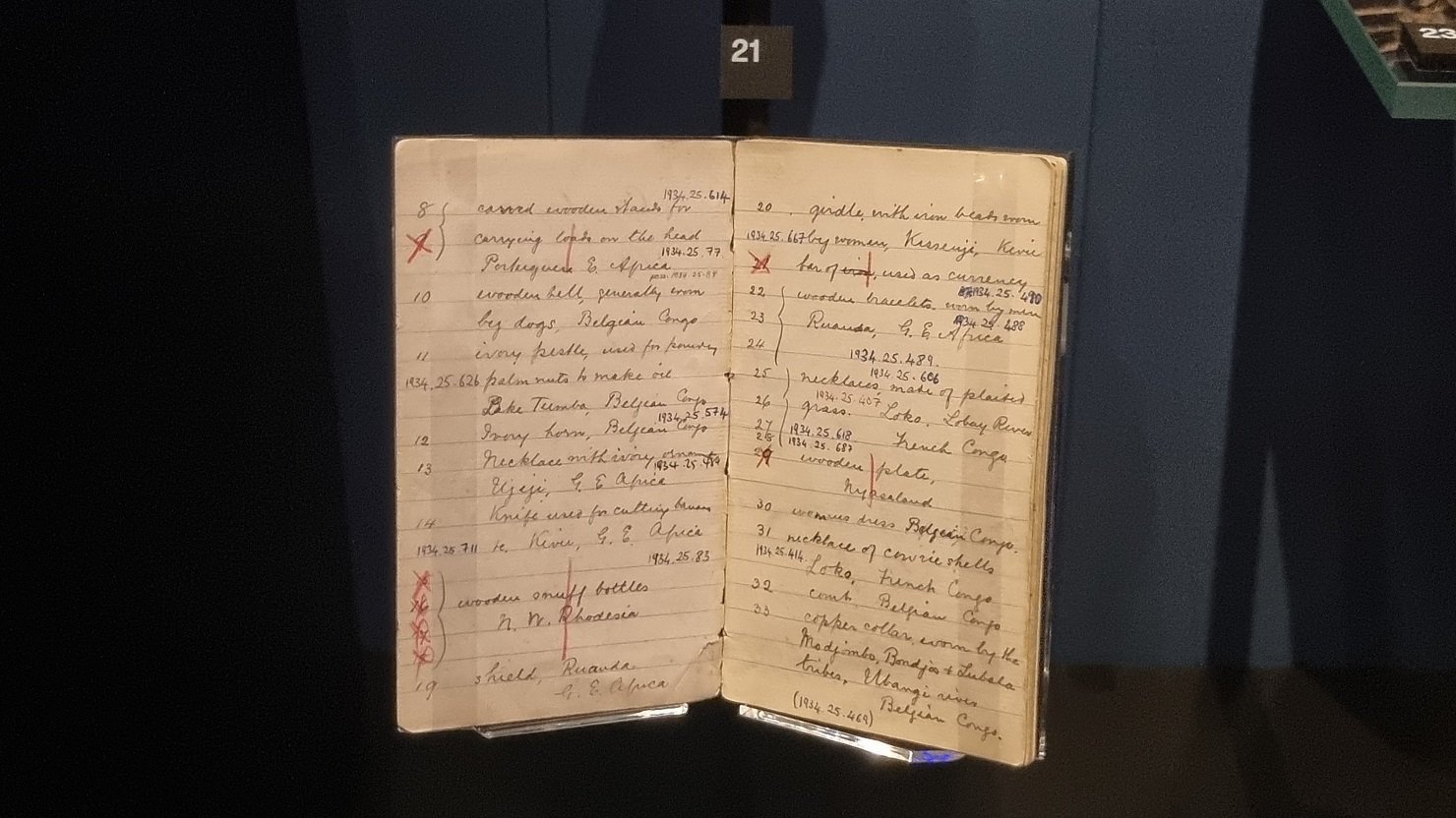 Benham's notebook