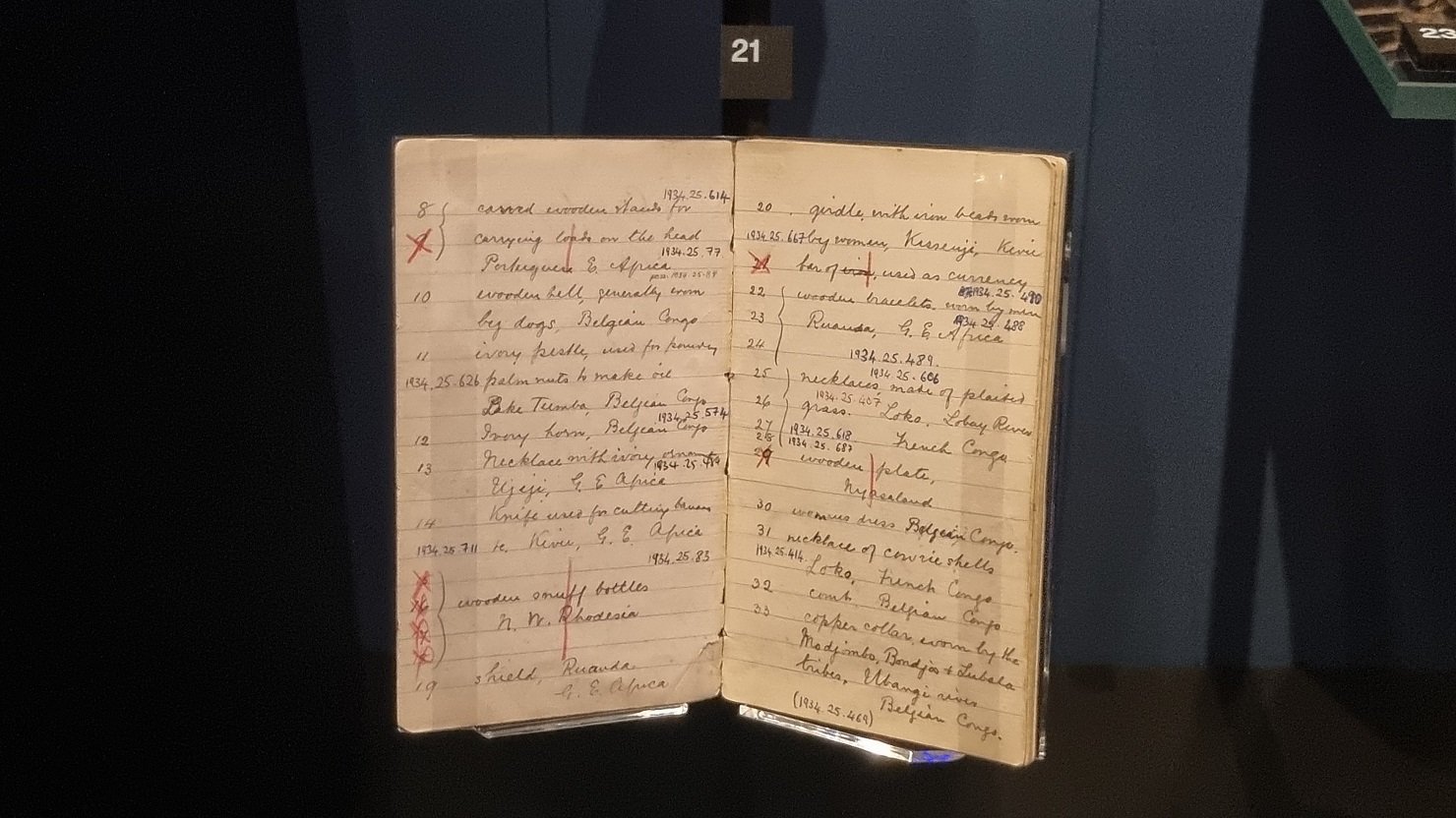 Benham's notebook