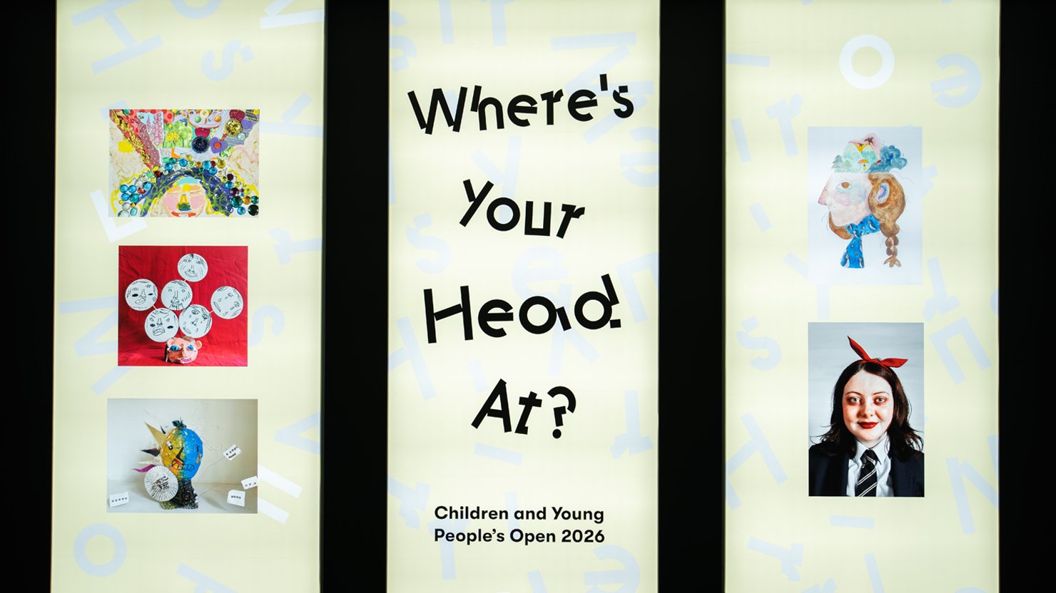 The 'Where's Your Head At?' display at The Box Plymouth
