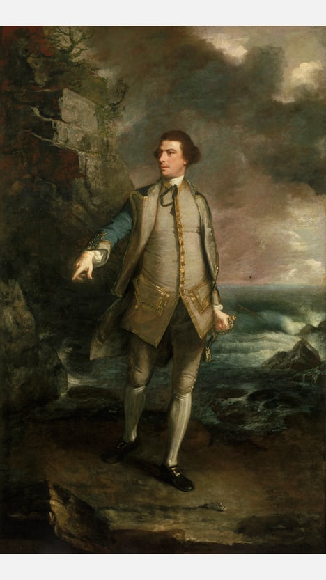 Captain the Honourable Augustus Keppel, 1725-86 (detail) by Sir Joshua Reynolds PRA © National Maritime Museum, London.