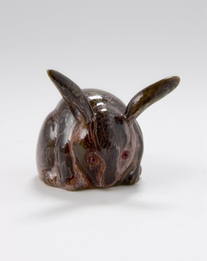 photograph of a figure of a rabbit