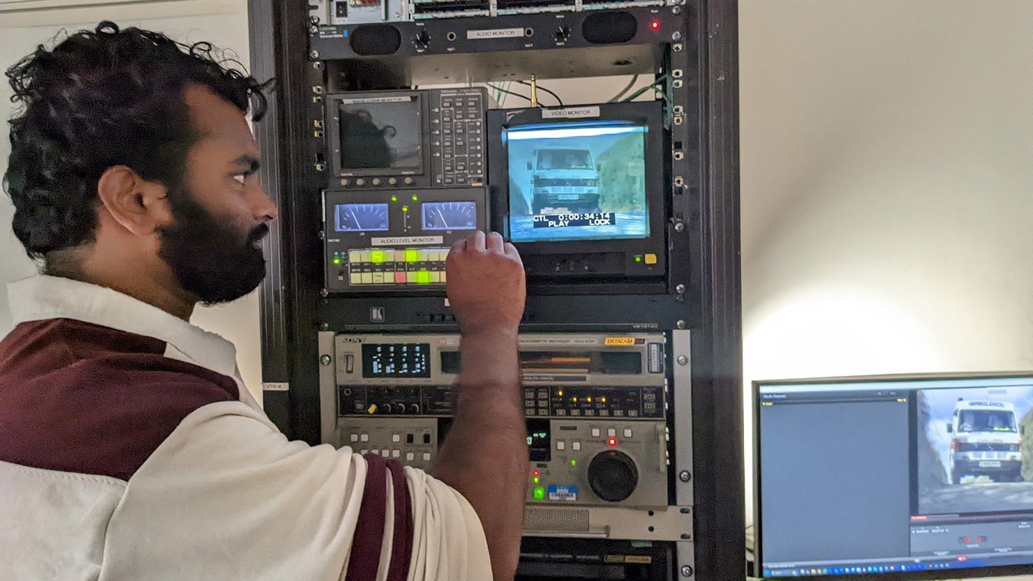 Preet Pradee, RtFA volunteer, contributing to the digitisation and storytelling process within the archive.