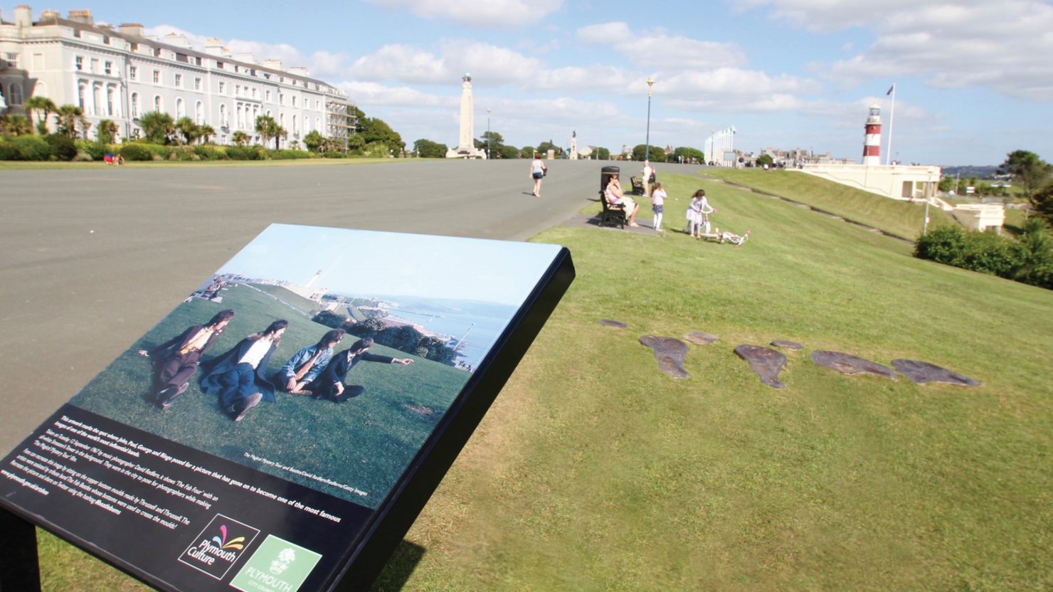 Beatles sculpture for Plymouth Hoe