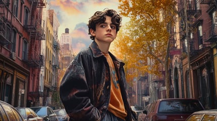 What were Timothée Chalamet's early life and educational experiences?