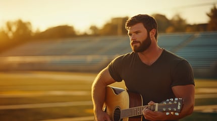 What were the key aspects of Sam Hunt's early life and football career?
