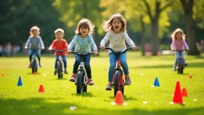 Learning to Ride Bikes: Hamilton County Course Offers Wheel-Free Experience for Kids