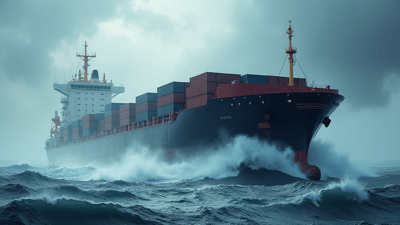 Shipping Disruption: Over 60 Containers Lost at Sea in Long Beach Port Incident