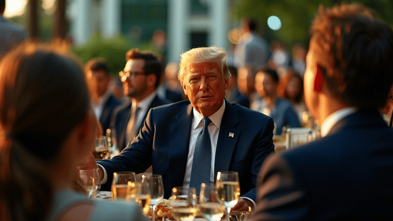 Trump Courts Controversy at US Open as Rolex Guest, Boos May Be Off-Air