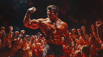What was Arnold Schwarzenegger's bodybuilding career like?