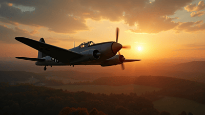 WWII Training Plane Takes Flight Over Monroe County