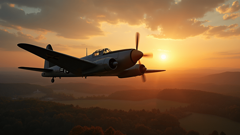 WWII Training Plane Takes Flight Over Monroe County