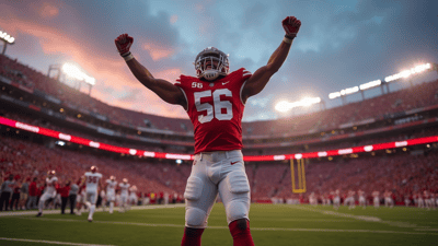 Mendoza Leads Charge as Indiana Routs Opponent 56-9