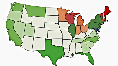 Vaccination Rates Vary Widely Across Regions in US