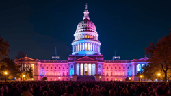Hope Illuminates Indiana's State Capitol for Cancer Survivors