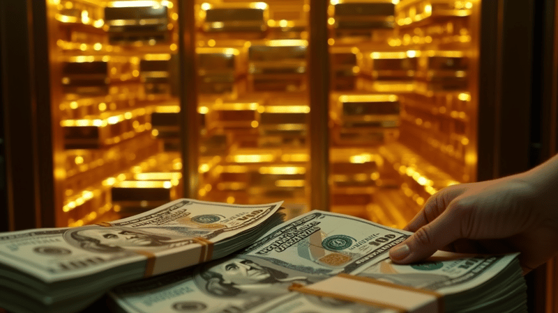 Central Banks Eye Gold Reserves, Trim Dollar Holdings