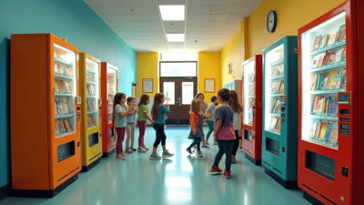 Greenwood Schools Swap Out Snack Vending Machines for Book Dispensers