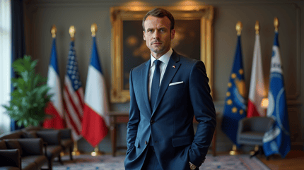 What kind of professional trajectory has Emmanuel Macron built throughout his career?