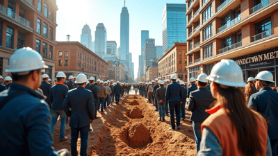 Groundbreaking Ceremony Held for $27 Million Downtown Westfield Development
