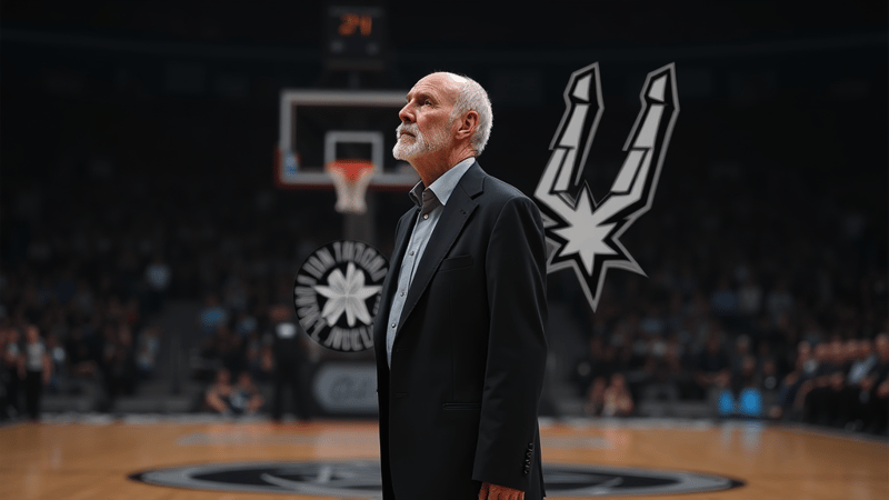 Legendary Coach Gregg Popovich Steps Down from San Antonio Spurs Bench