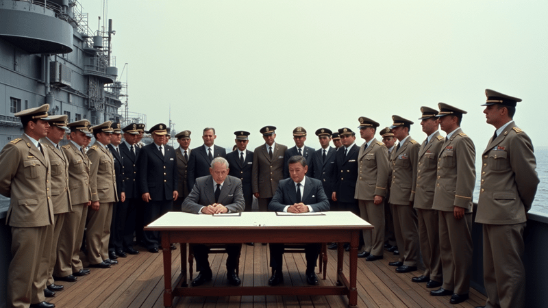 Japan's Formal Surrender on September 2, 1945