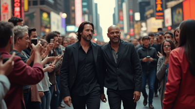 Celebrity Photos: Keanu Reeves, Mel B, and More Spotted