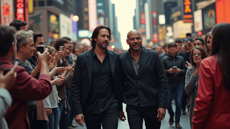 Celebrity Photos: Keanu Reeves, Mel B, and More Spotted