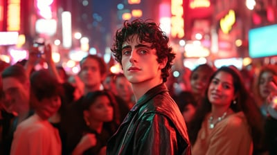 Timothée Chalamet Surprises Fans by Crashing Look-Alike Contest in New York City